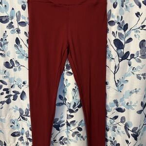 Gia n co. Burgundy Leggings